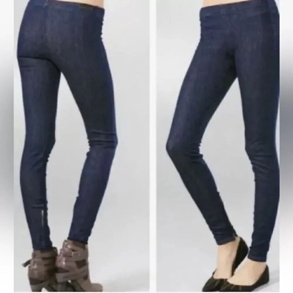 joe’s jeans Legging Womens Size Medium Dark Blue Ankle Zip
